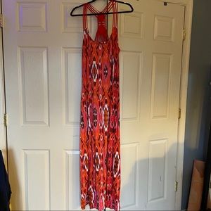 Patterned maxi dress